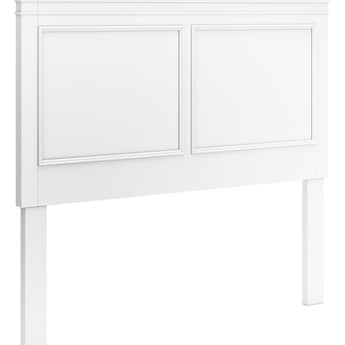 Fortman - Full Panel Headboard - White