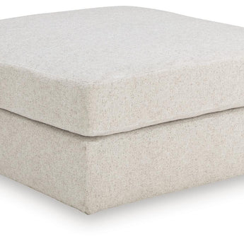Kestrie - Oversized Accent Ottoman - Feathered