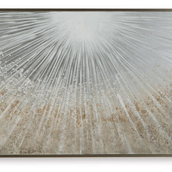 Waldard - Wall Art - Gray / Taupe / White
