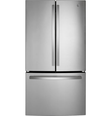 GE 27.0 French Door Refrigerator, FP Resisitant S.S. - GNE27JYMFS