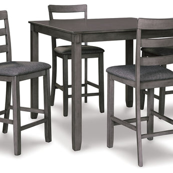 Bridson - Square Counter TBL Set (Set of 5) - Gray