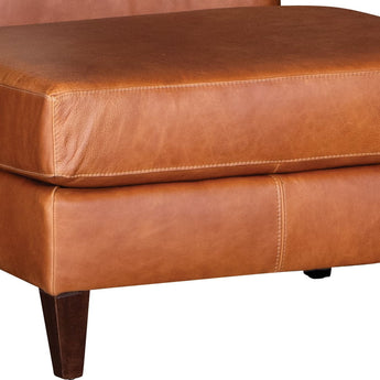 Mayo 1300 Series Transitional Leather Ottoman