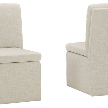 Krystanza - Dining UPH Side Chair (Set of 2) - Oatmeal