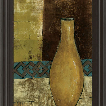 Autumn Solitude Il By John Kime - Framed Print Wall Art - Dark Brown