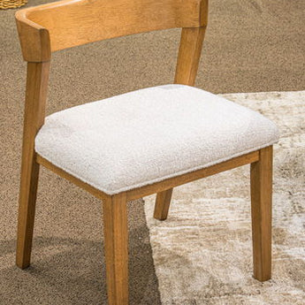 Pamaria - Dining Upholstered Side Chair (Set of 2) - Light Brown