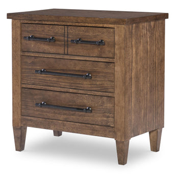 Artisan's Place - Bedside Chest - Vintage Pine Ironwood