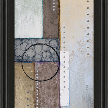 Color Of Rain Il By Michael Marcon - Framed Print Wall Art - Beige