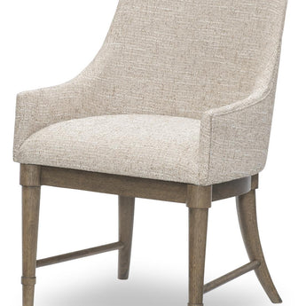 Seraphina - Upholstered Arm Chair (Set of 2) - Midnight Oak