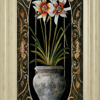Blanco Botanical Il By Douglas - Framed Print Wall Art - Beige
