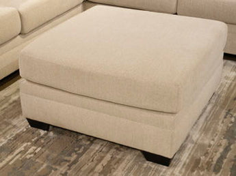 Mandi Point - Oversized Accent Ottoman - Marble