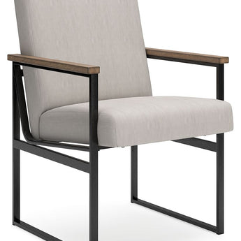 Montia - Silla de escritorio para oficina en casa - Marrón claro
