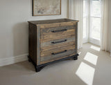 Loft Chest Two Tone Gray / Brown - detail