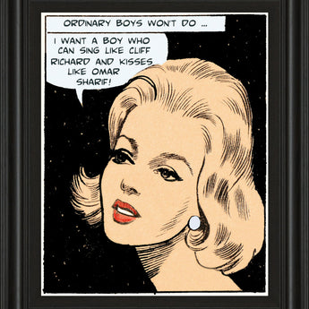 Ordinary Boys Won't Do By Roy Newby - Framed Print Wall Art - Beige