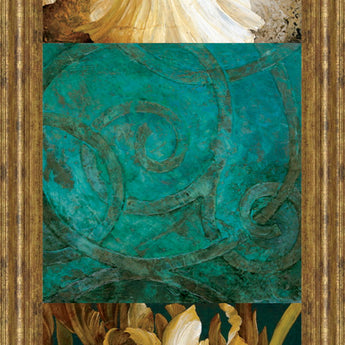 From My Garden Il By Linda Thompson - Framed Print Wall Art - Darl Brown - Dark Brown
