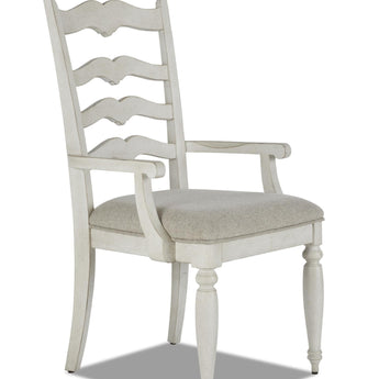 Nashville - Ladderback Arm Chair (Set of 2) - Cloud
