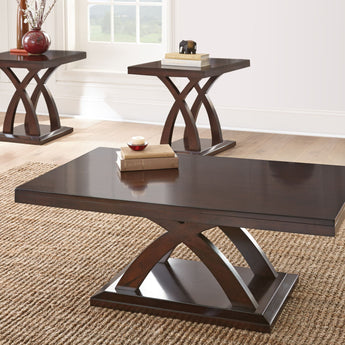 Jocelyn - 3 Piece Table Set - Brown