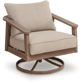 Harmony Headlands - Sillón giratorio con cojín - Natural/Gris