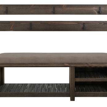Dutton - Hall Tree - Rookwood Brown