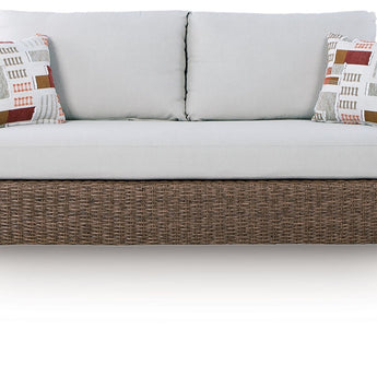 Double Point - Loveseat, Swivel Chairs Set (Set of 3) - Beige