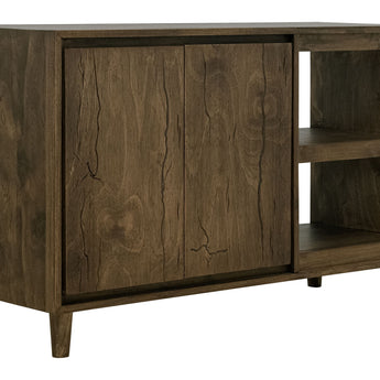 Savia - 2 Door Wood TV Stand - Brown