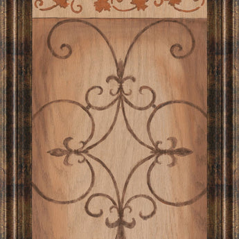 Iron Landscape Il - Framed Print Wall Art - Beige