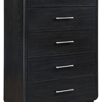 Rowanbeck - Five Drawer Chest - Black