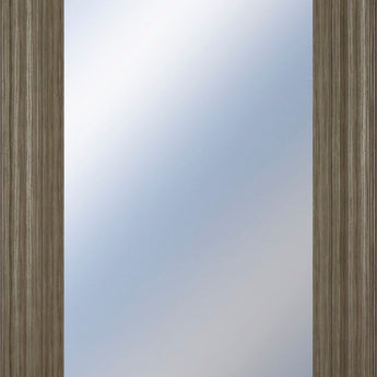 18x42 Decorative Framed Wall Mirror By Classy Art Promotional Mirror Frame #44 - Dark Brown