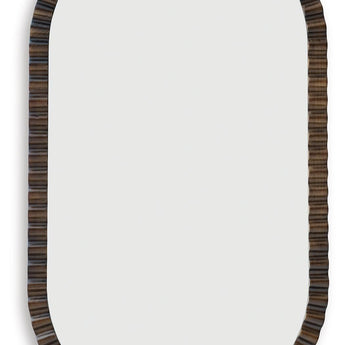 Clorington - Accent Mirror - Dark Brown