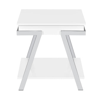 Zena - End Table - White