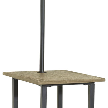 Shianne - Metal Tray Lamp - Black