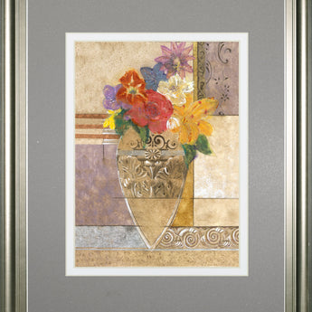 Rose By Hollack - Framed Print Wall Art - Gray