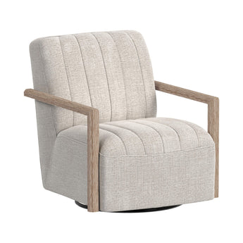 Blaze - Swivel Chair - Laurence Cream