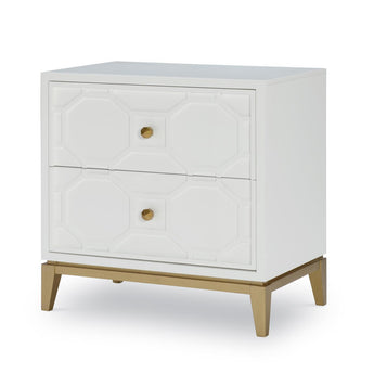 Chelsea by Rachael Ray - 2 Drawers Nightstand - White