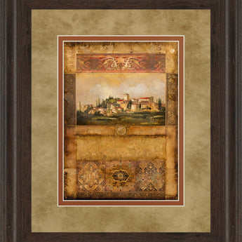 Centimento I By Douglas - Framed Print Wall Art - Light Brown