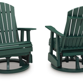 Shell Beach - Swivel Glider Chair - Green