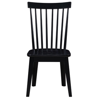 Vaughn - Shaker Spindle Dining Chair - Black