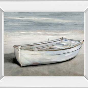 Beached By Mark Chandon - Mirror Framed Print Wall Art - Gray