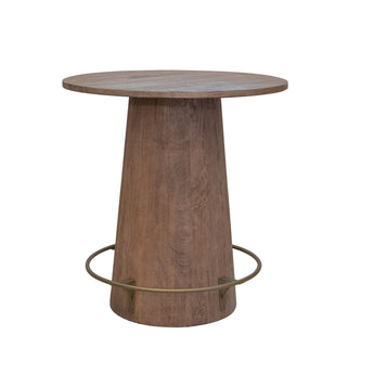 Sahara - Bistro Table - Light Cream / Brown Caramel