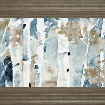 Blue Upon The Hill By Lanie Loreth - Framed Print Wall Art - Blue