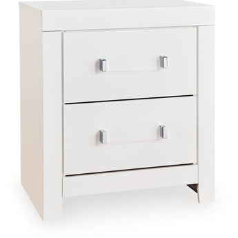 Maeling - Two Drawer Night Stand - White