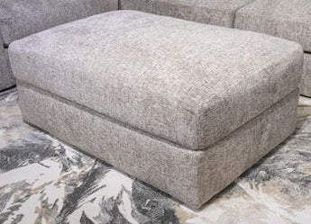 Nexora-Court - Oversized Accent Ottoman - Burlap