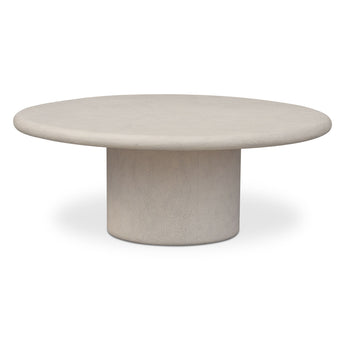 Frida - Mesa de centro para exterior - Crema