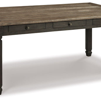 Tyler Creek - Rectangular Dining Room Table - Black / Gray
