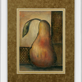 Peralicous Il By Joyce Combs - Mirror Framed Print Wall Art - Light Brown