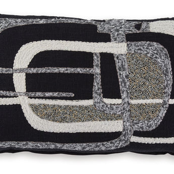 Gavrileigh - Pillow (Set of 4) - Black / Gray / Ivory