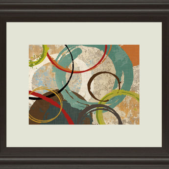 Away We Go Il By Katrina Craven - Framed Print Wall Art - Beige