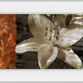 Evanescent I By Keith Mallet - Mirror Framed Print Wall Art - Dark Brown