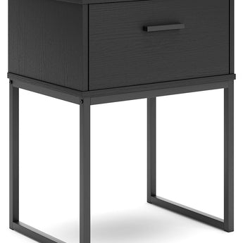 Socalle - One Drawer Night Stand - Black
