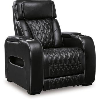 Boyington - Power Recliner/ Adj Headrest - Black
