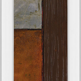 Industry Il By Holman Mirror Framed Print Wall Art - Dark Brown